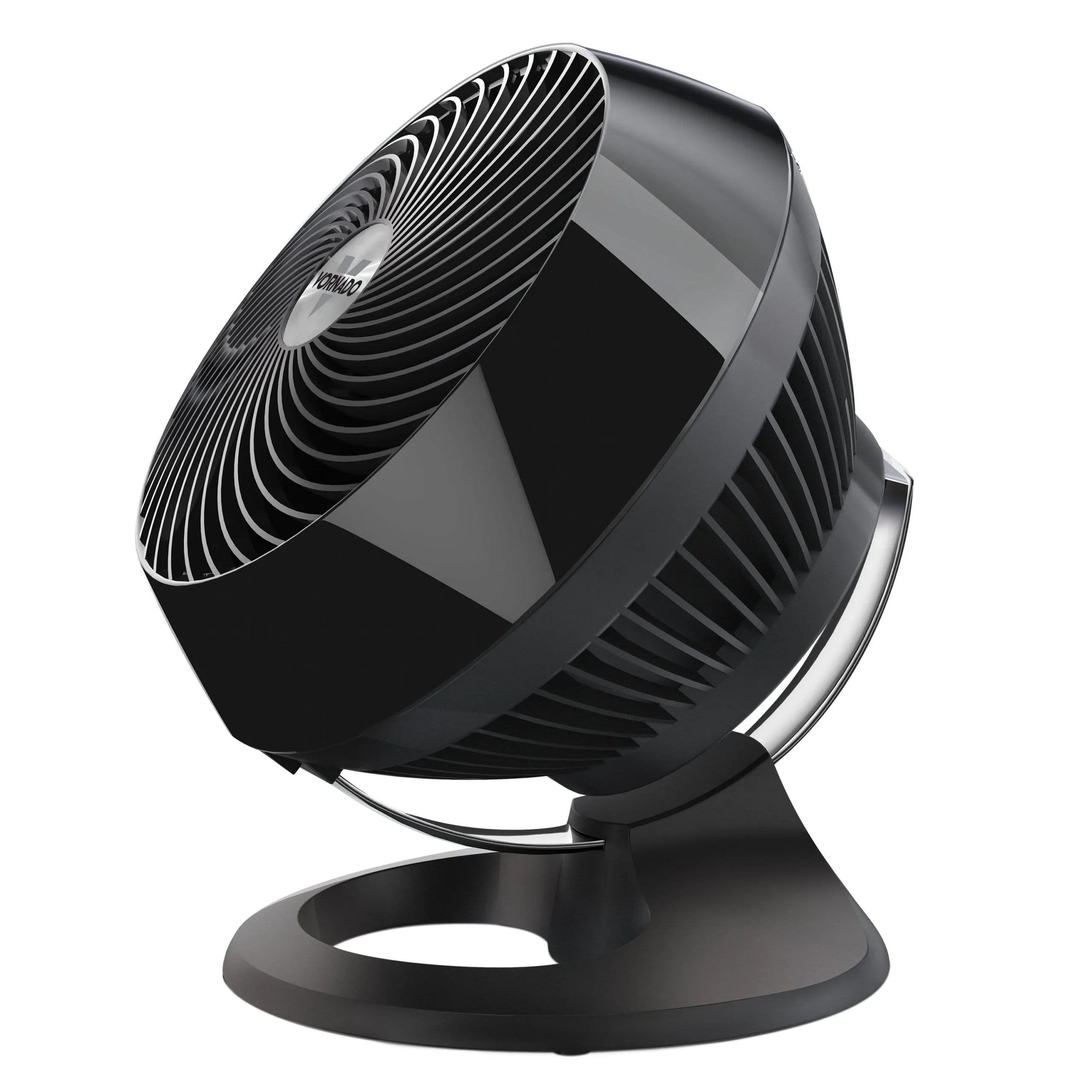Vornado 660의 깊은 덕트, 집중 그릴과 상하 각도 조절 받침
