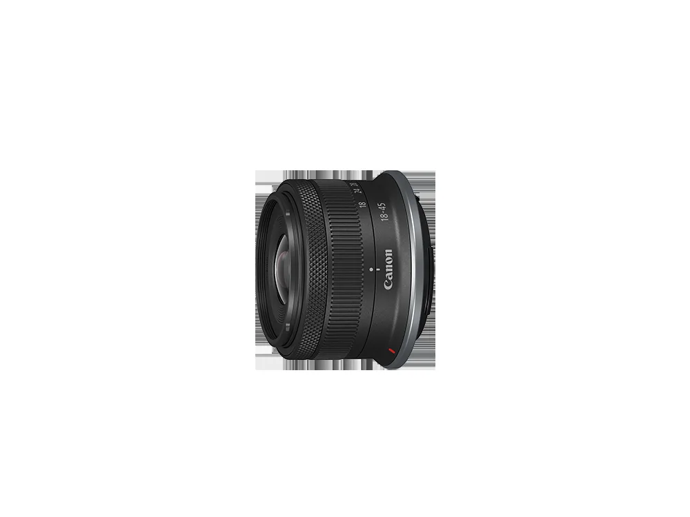 Canon RF-S18-45mm F4.5-6.3 IS STM의 줌링과 RF-S 표기