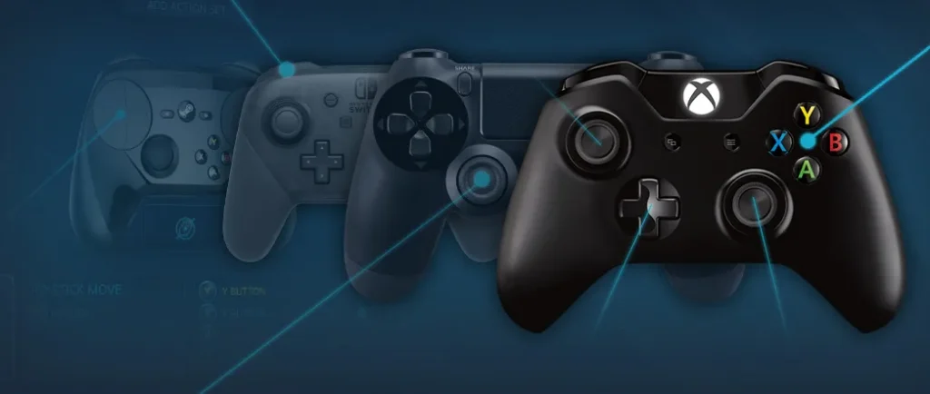Steam Input 공식 문서의 지원 컨트롤러와 버튼 매핑