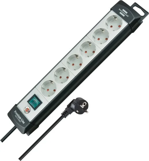 Brennenstuhl Premium-Line 6구 멀티탭