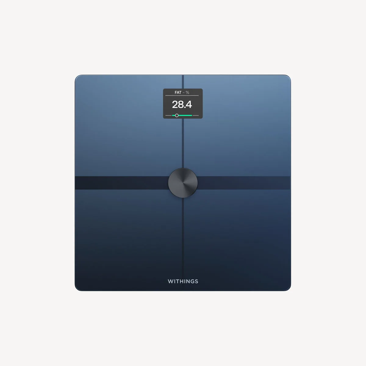 Withings Body Smart 체중계와 체성분 표시창