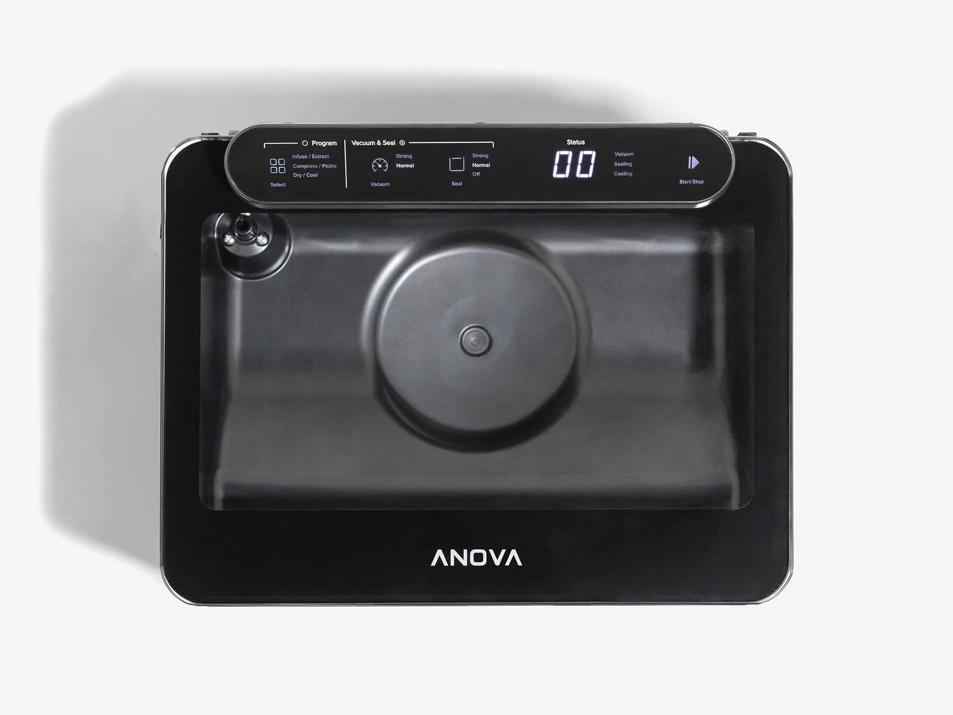Anova Precision Chamber Vacuum Sealer의 내부 챔버와 실링 부위