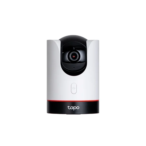 Tapo C225 V2 공식 제품 사진의 렌즈와 프라이버시 버튼