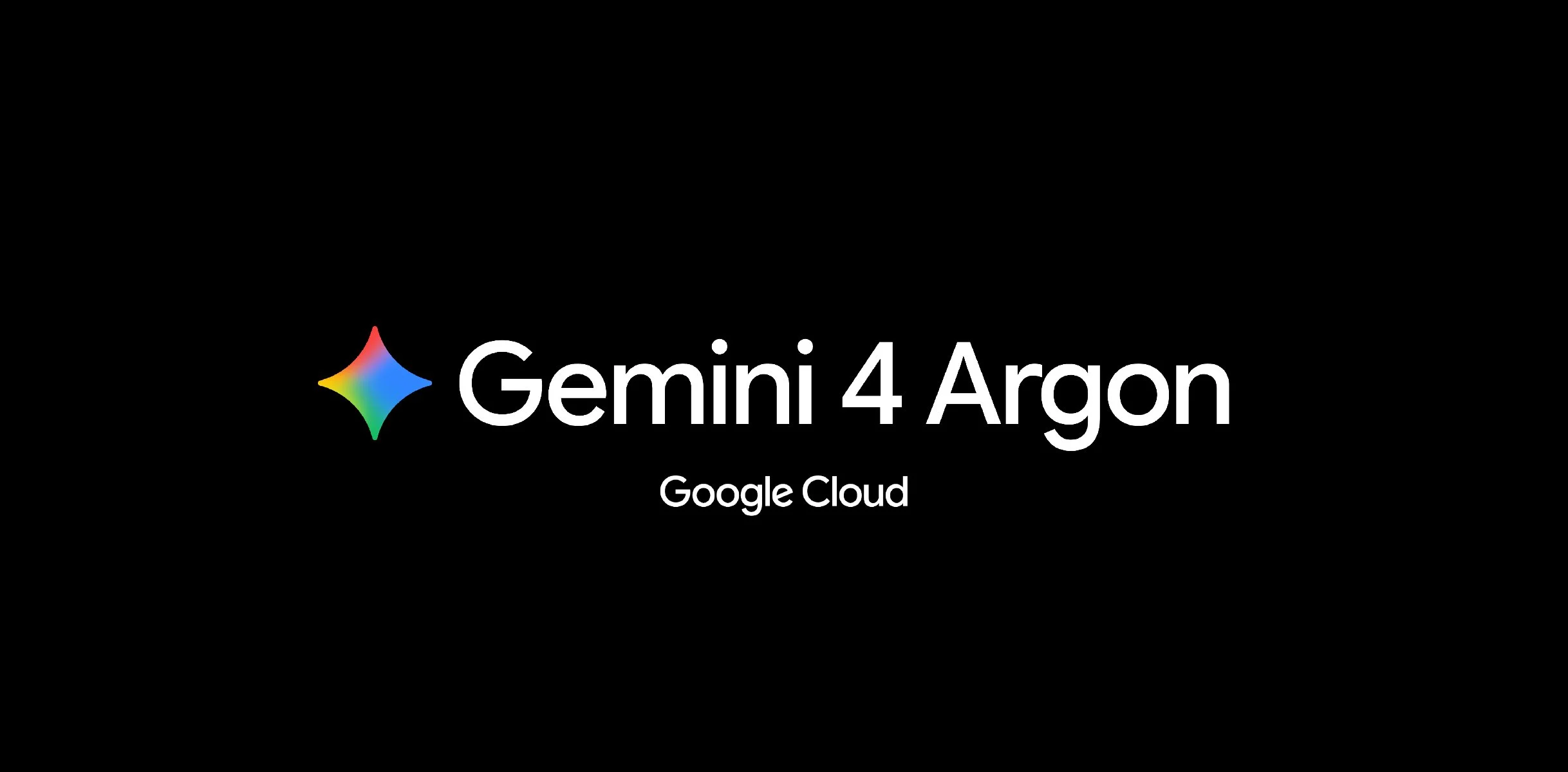 Gemini 4 Argon logo published by Google Cloud
