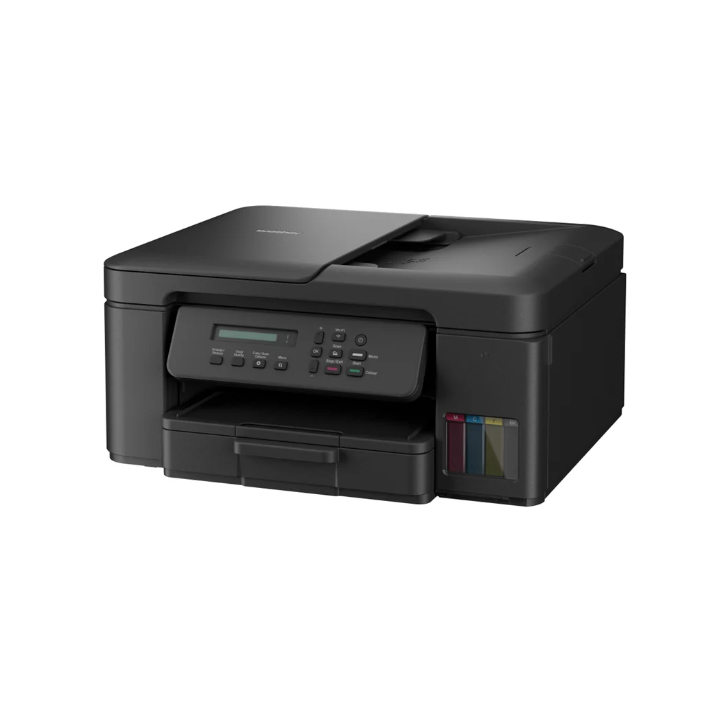 브라더 DCP-T730DW 본체의 ADF와 전면 조작부