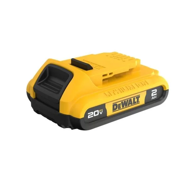 디월트 DCB183 20V MAX 2Ah 배터리 본체와 장착부