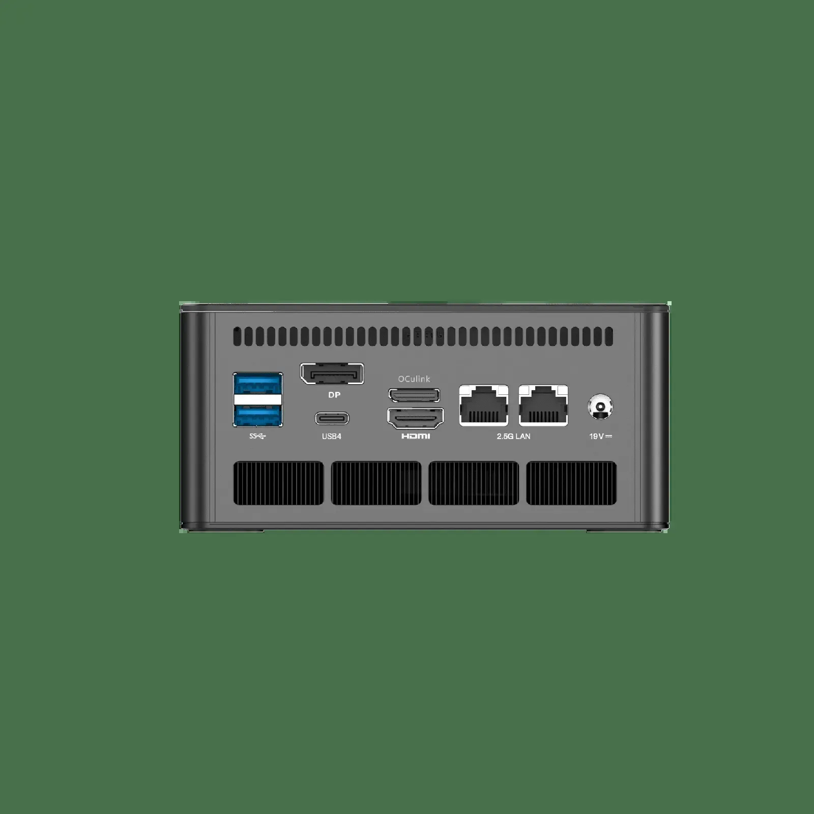 MINISFORUM UM890 Pro 후면의 USB와 HDMI, LAN 포트