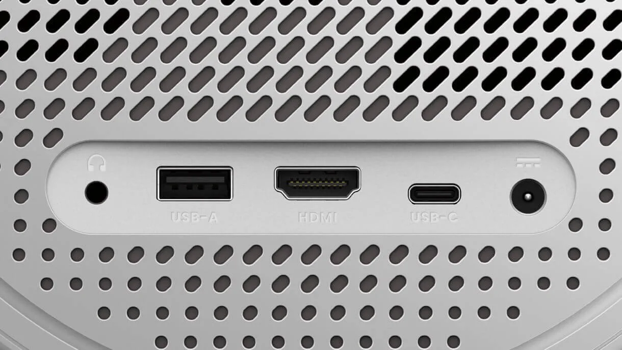 BenQ GV50 전원·HDMI·USB-C 연결 단자
