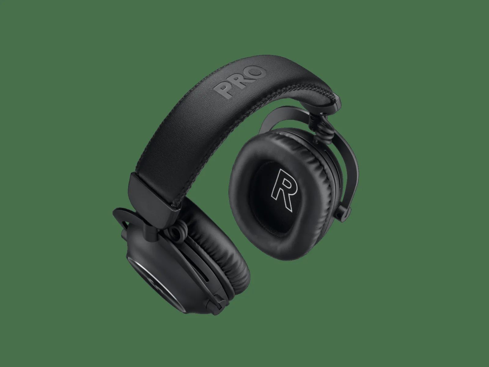 Logitech G PRO X 2 LIGHTSPEED 왼쪽 이어컵 조작부와 단자