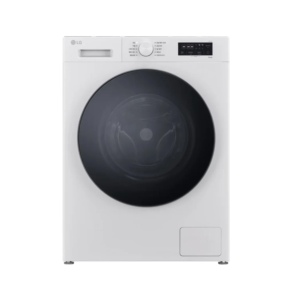 LG FY9WTB 9kg 세탁기의 전면 도어